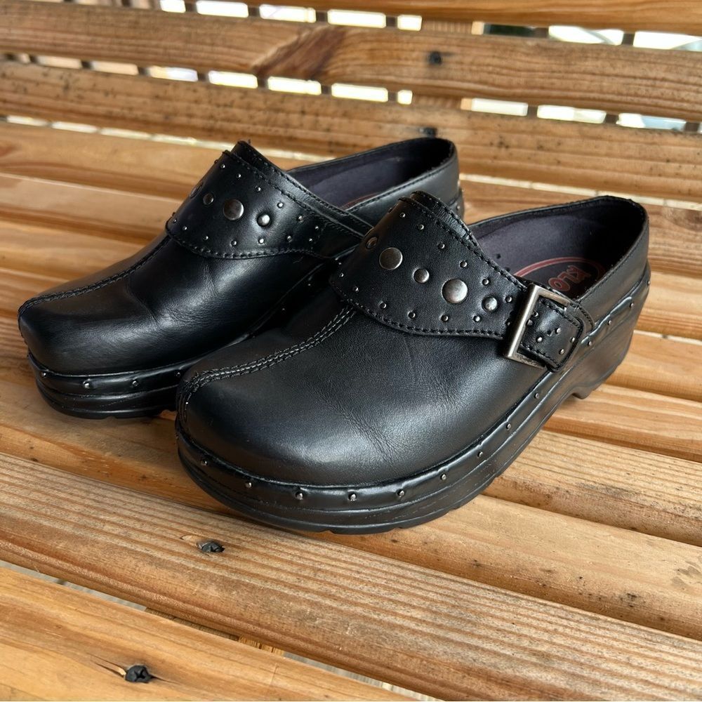 Klogs Leather Studded Clogs - Women’s Size 7W